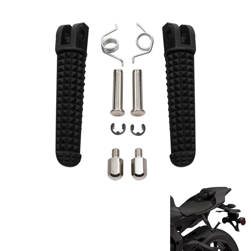 

Front Driver Foot Pegs Rest For Yamaha YZF R1 1998-2023 R1S R1M 2015 R6S 2003-2009 R6 1999-2020 Motorcycle