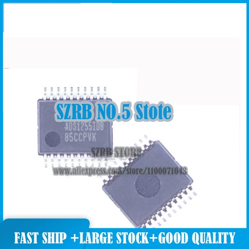 

5pcs/lot ADS1255IDBR SSOP-20 ADS7835E/250 MSOP-8 OPA4227PA DIP14 INA105KP DIP-8 ADS1212U SOP18 chips Electronic new