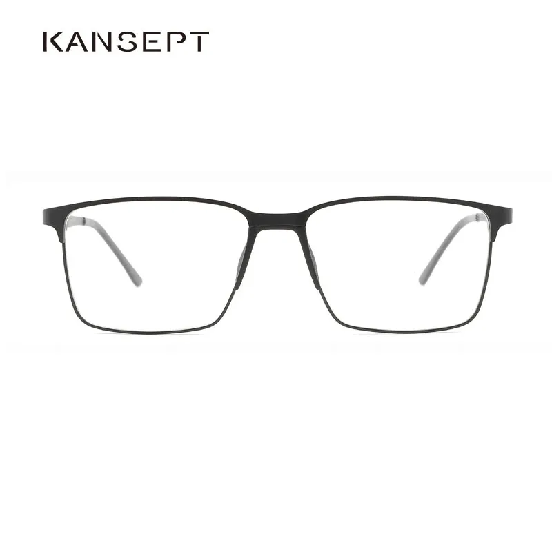 Glasses Frame Men Alloy Prescription Glasses Blue Light Glasses  Myopia Glasses Square Metal Eyeglasses Men Computer Glasses