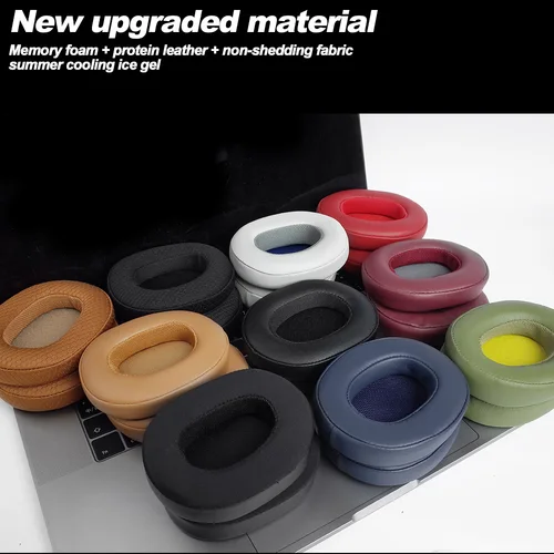 Imagen 2 del producto Almohadillas para auriculares Skullcandy Crusher Hesh Evo Crusher 360 Hesh 3 almohadillas de repuesto inalámbricas tela de malla cubiertas de memoria esponja