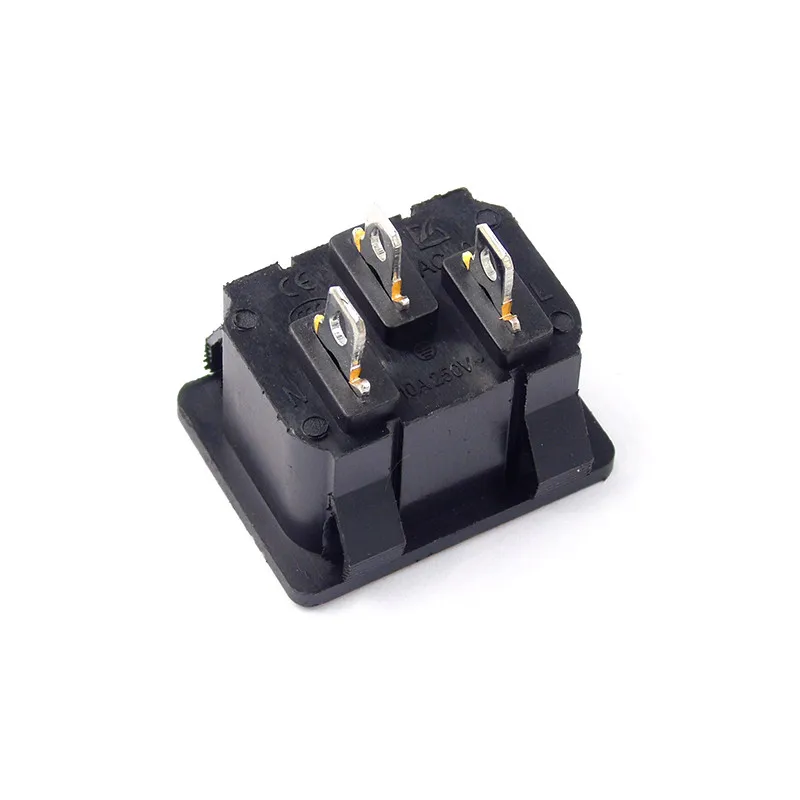 AC-05 AC Power Socket 250V 10A 3-pin For Electric Car Computer Power Socket