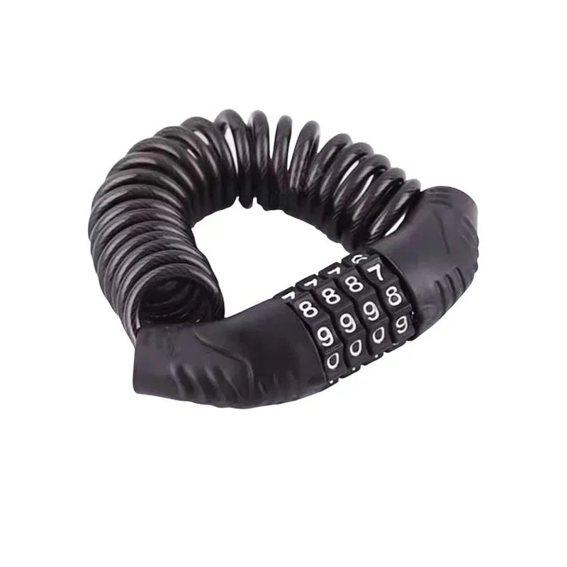 AliExpress NONE Bicycle Anti-theft Lock Mountain Bike Combination Lock Safety Helmet Steel Wire Rope Combination Lock