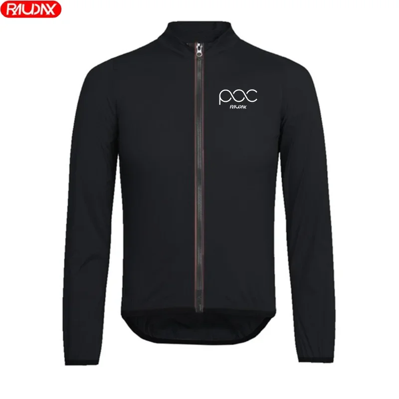 RAUDAX POC2023 New Autumn Unisex Windproof Cycling Long Sleeve Spring MTB Bicycle Waterproof Cycling Top Lightweight Long Sleeve