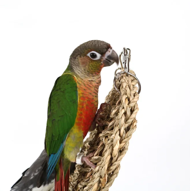 Grass Net Bird Toys Parrot Climb Ladders Chew Bird Toy Swings Toys For Parrots