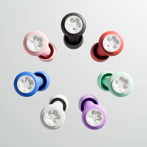 HUAK Los más nuevos tapones para los oídos reutilizables: silicona con cobertura adicional, XS/S/M/L, ideales para nadar, dormir, conciertos, aprender, moto