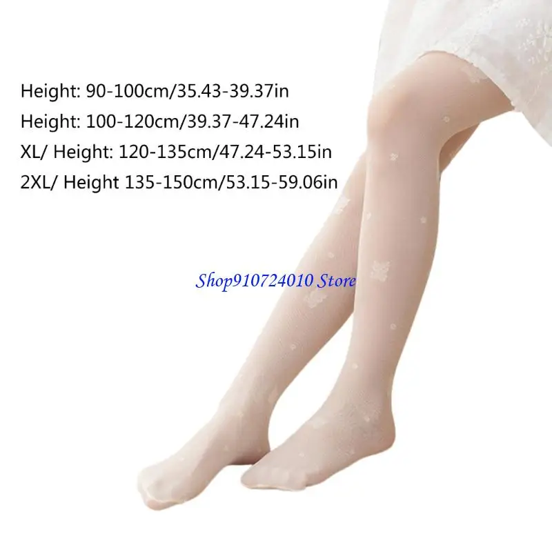 

77HD Cartoon Rabbit Girls Tights High Elasticity Dance Pantyhose Everyday Wear Comfortable Kids Hosiery