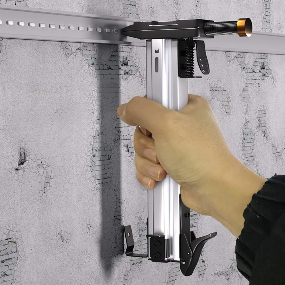 Hand Operated Nail Shooting Gun Portable Manual Riveter Sturdy Steel Body Nailer for Wood Cable Channel and Decoration Fixing