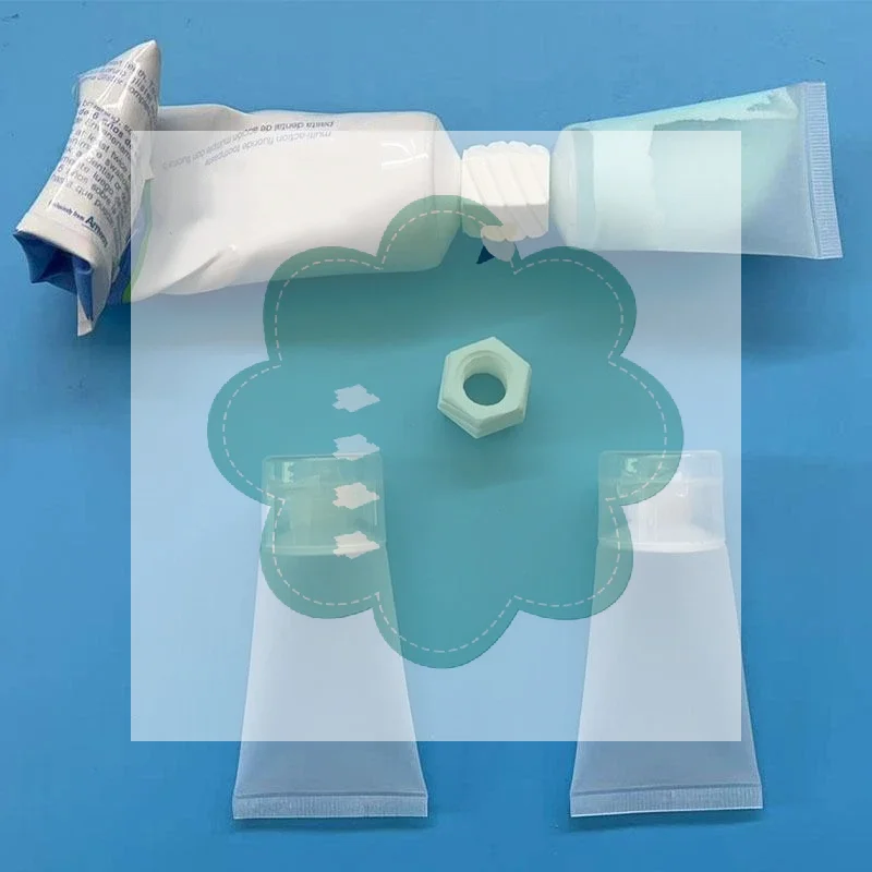 3/6Pcs 30ml Empty Soft Tubes Bottles Reusable Travel Toothpaste Facial Cosmetic Containers Toothpaste Dispenser For Travel Use