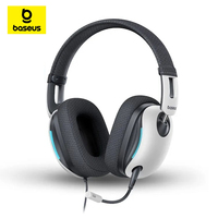 Baseus GoPlay 1 Max Gaming Wired Headphones 7.1 Virtual Surround Earphone Gamer Headset 3.5mm & USB-A Plug Detachabie Microphone