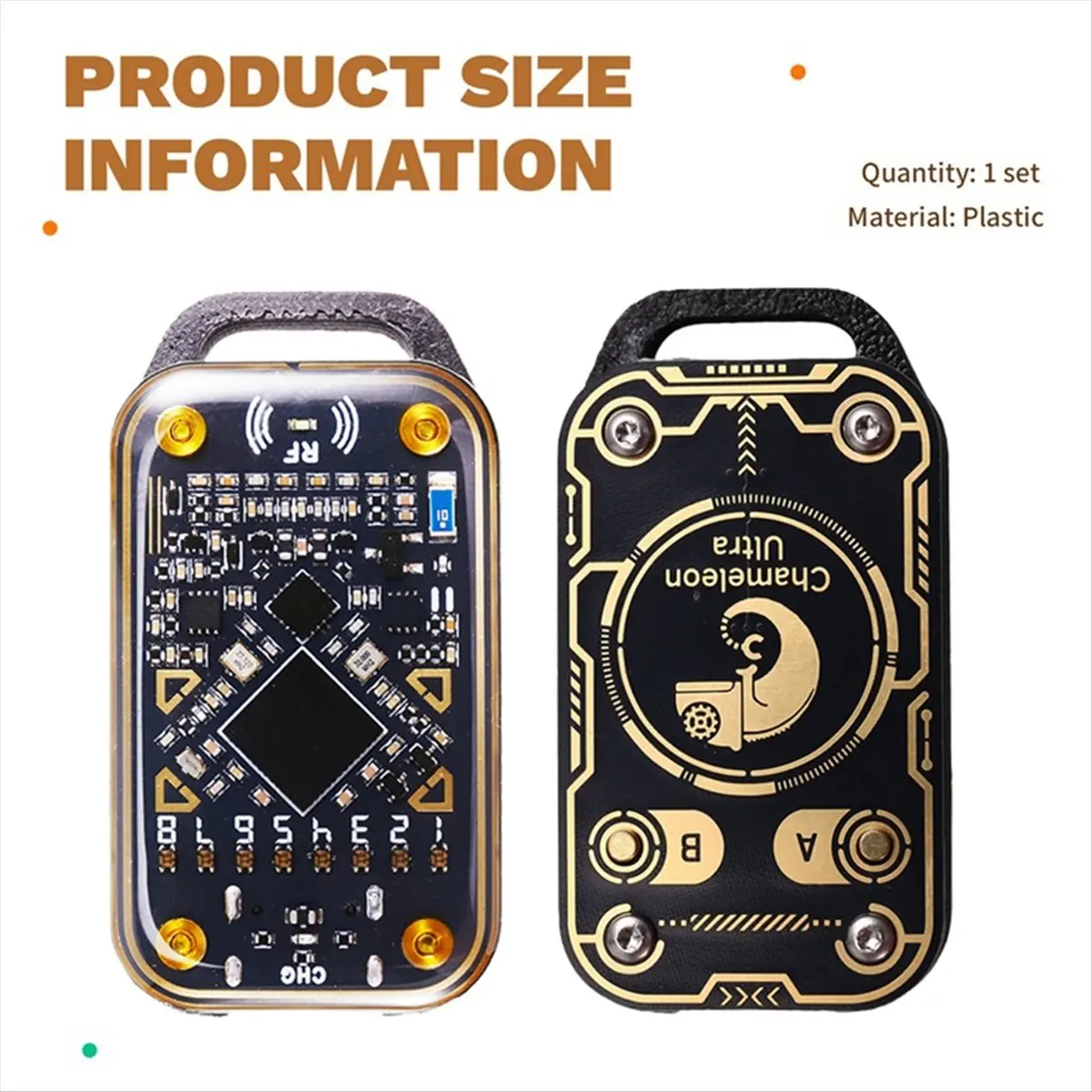 

Chameleon Ultra RFID Считыватель смарт-чипов Эмулятор смарт-карт NFC Дубликатор + 2XUID-карты 125 кГц 13,56 МГц ID IC Декодирование карт