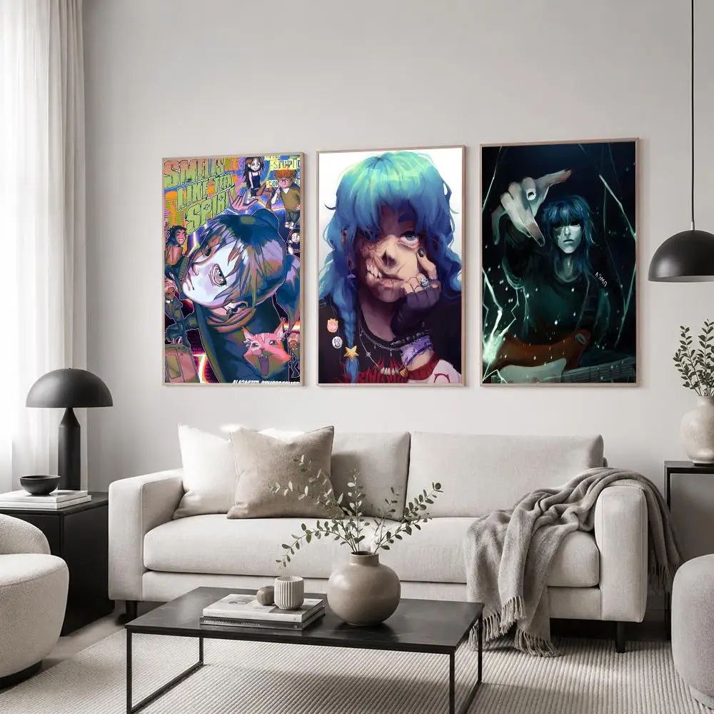 Game Sally Face Poster Classic Poster HD Art Sticky Wall Waterproof Home Living Room Bedroom  Aesthetic Decoration