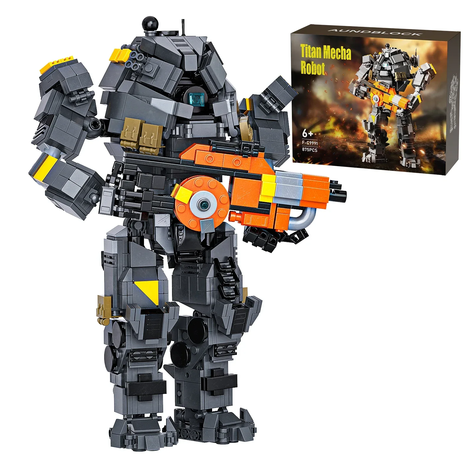 ร้อนเกมอุปกรณ์เสริม Titanfall Lon Class Titan Building Blocks MOC Exoskeleton Mecha Battle หุ่นยนต์ประกอบของเล่นเด็กของขวัญ