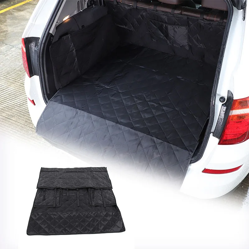 

Коврик-вкладыш для перевозки животных в багажнике для BMW X3 F25 2011-2017, из ткани Оксфорд 600D, водонепроницаемый, устойчивый к царапинам и загрязнениям, нескользящий, моющийся, для собак