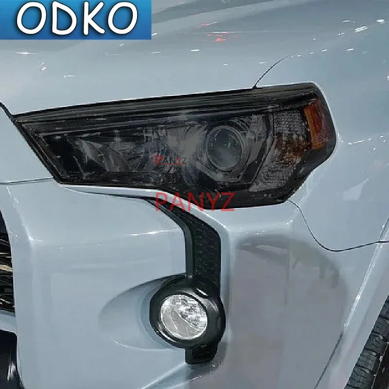 Auto-Scheinwerferschutzfolie Rauchschwarz Transparenter TPU-Aufkleber für Toyota 4Runner 2014-2020 Zubehör