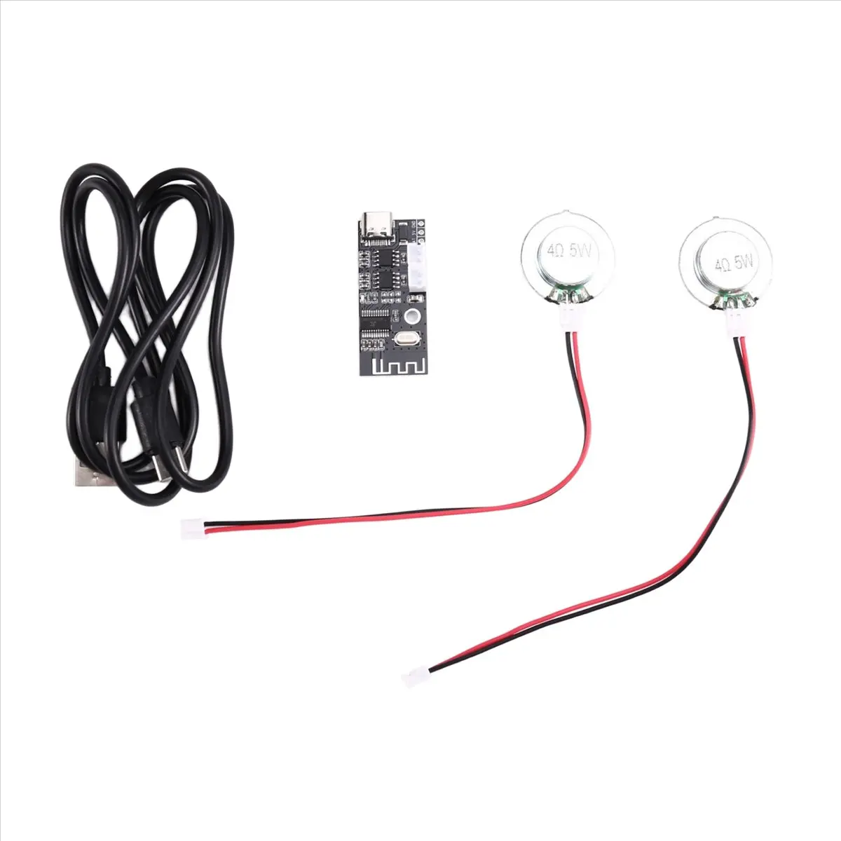 ♬◤Popular Style  ◥4Ohm 5W Diy Speaker Bone Conduction Hidden Sound System Vibration Horn Resonance with Bluetooth Amplifier Boar