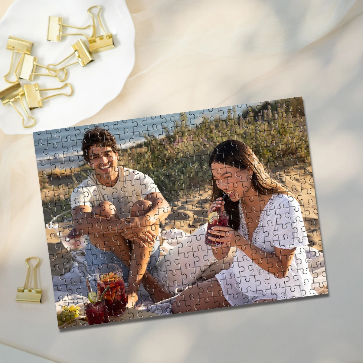 35/300/500/1024pcs Personalized Custom Photo Puzzle couple Gifts For Kids Customized Photo Wooden Name Personalized Photo Gift P