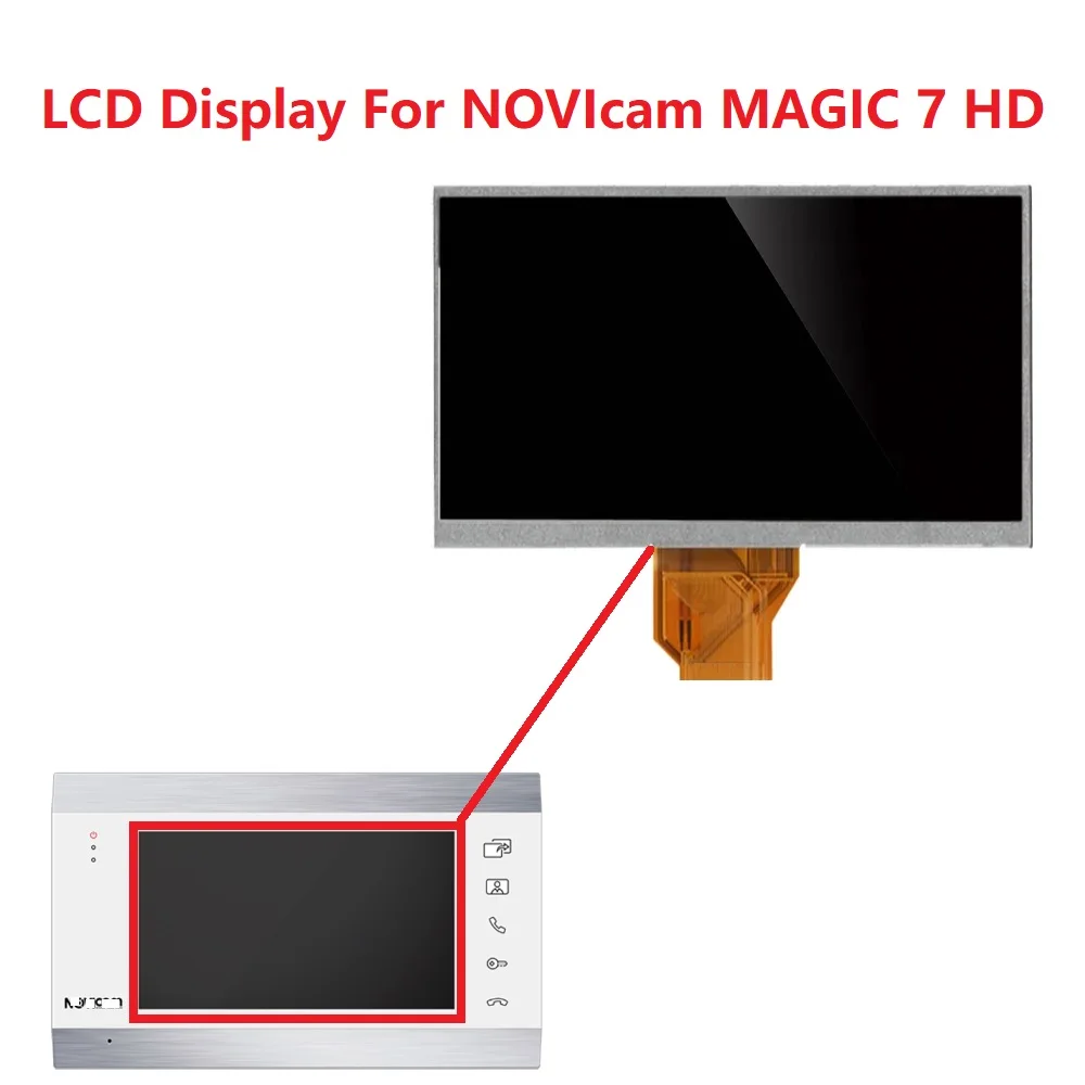 

7-дюймовый ЖК-дисплей для запасной части экрана NOVIcam MAGIC 7 HD