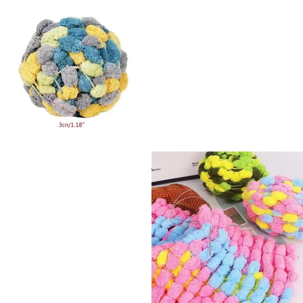 

QX2E Pompoms Decorations Felt Balls DIY Sewing Project Pom-Poms Arts Crafts