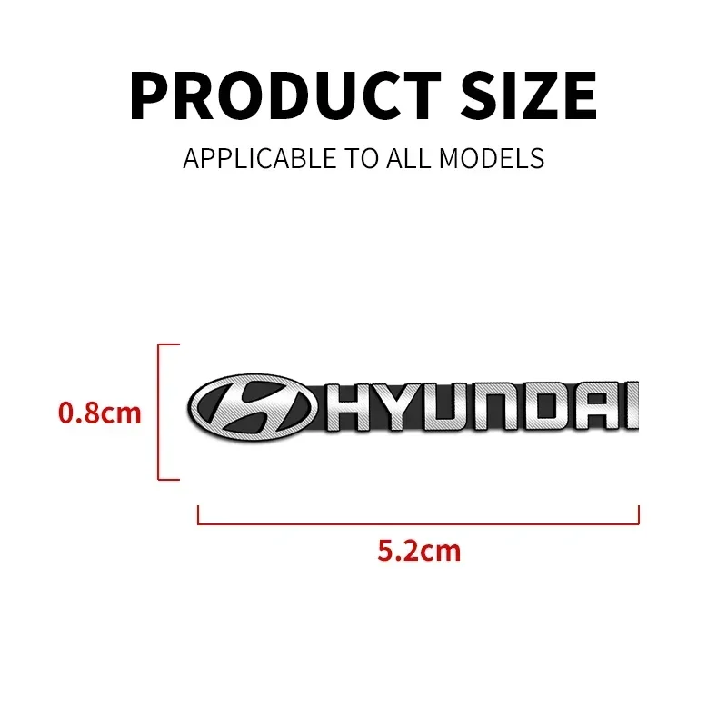 2/4Pcs 3D Aluminum Car Audio Stereo Speaker Badge Emblem Sticker For Hyundai i20 i30 Sonata Kona Elantra Tuson Accessories view 5