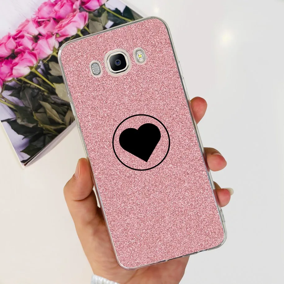 For Samsung Galaxy J5 2016 Case Silicone Soft TPU Fashion Flower Cover For Samsung J5 2016 J510F J510G F Coque Clear Fundas 5.2\