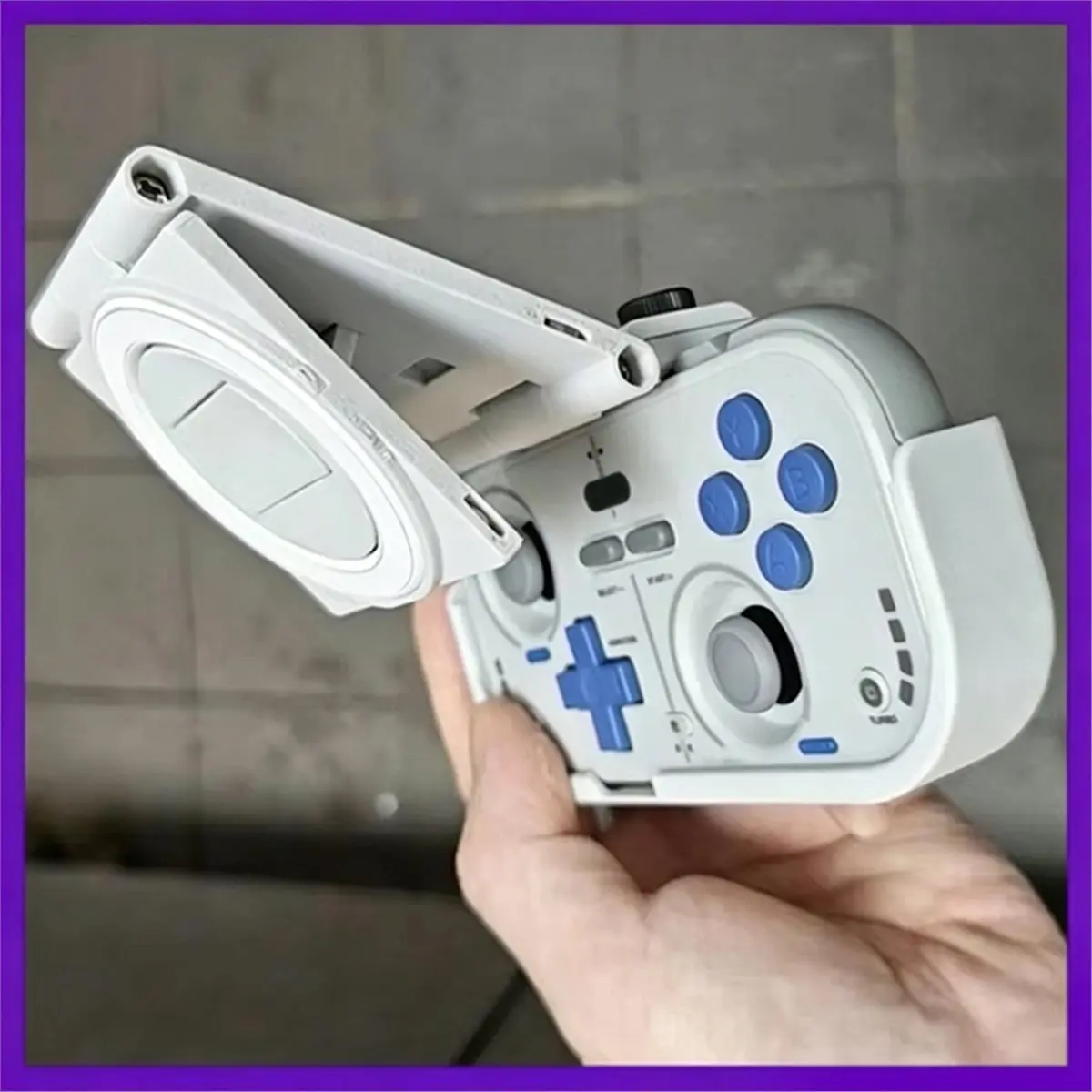 Y2375A*☀▃For IINE Pocket Game Controller Magnetic Grip Protective Shell Adjustable Angle Horizontal Vertical Screen Game Stand B