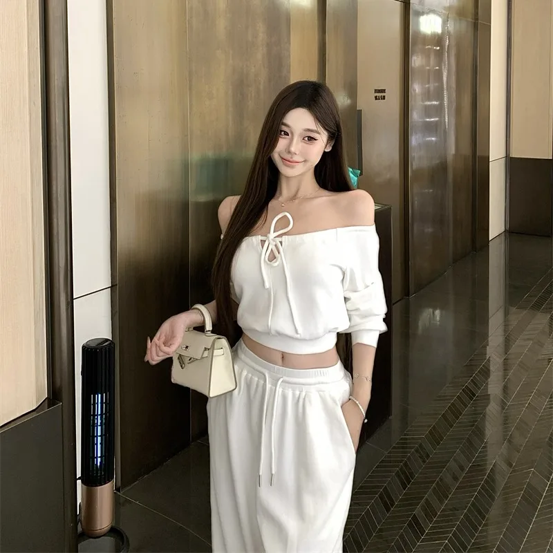 التخسيس تصميم ort هوديي مجموعة المرأة Faion عارضة Sle الخريف وصول جديد قطعتين دعوى مريحة تنفس المواد