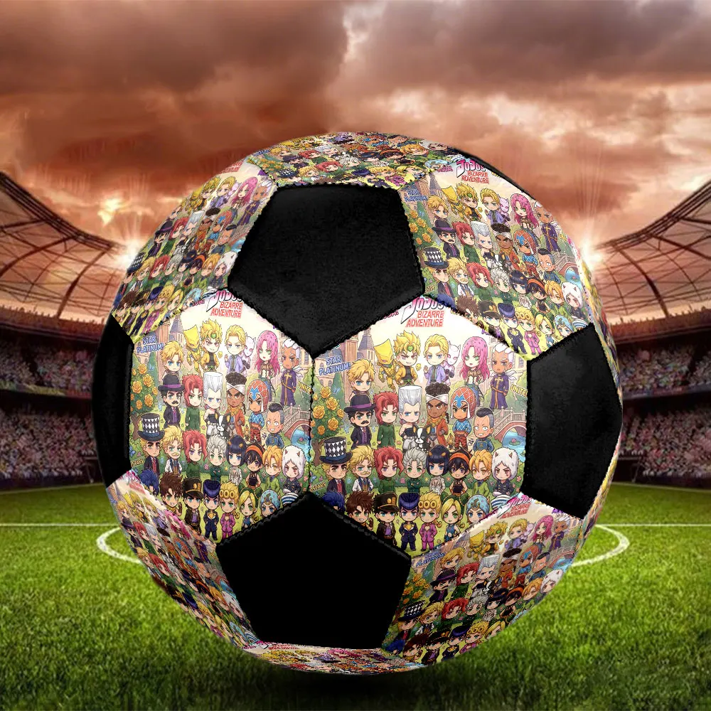 1PC JoJos Bizarre Adventure Soccer Ball Football Size 5 Training Ball Colorful Outdoor Sports Birthday Present HE16