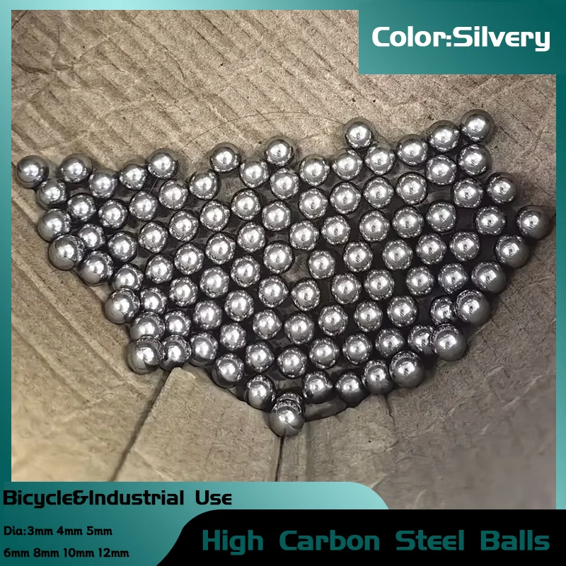 

High Carbon Steel Ball High Precision Bearing Steel Round Balls Bicycle Accessories Brand New Dia 3mm 4mm 5mm 6mm 8mm 10mm 12mm