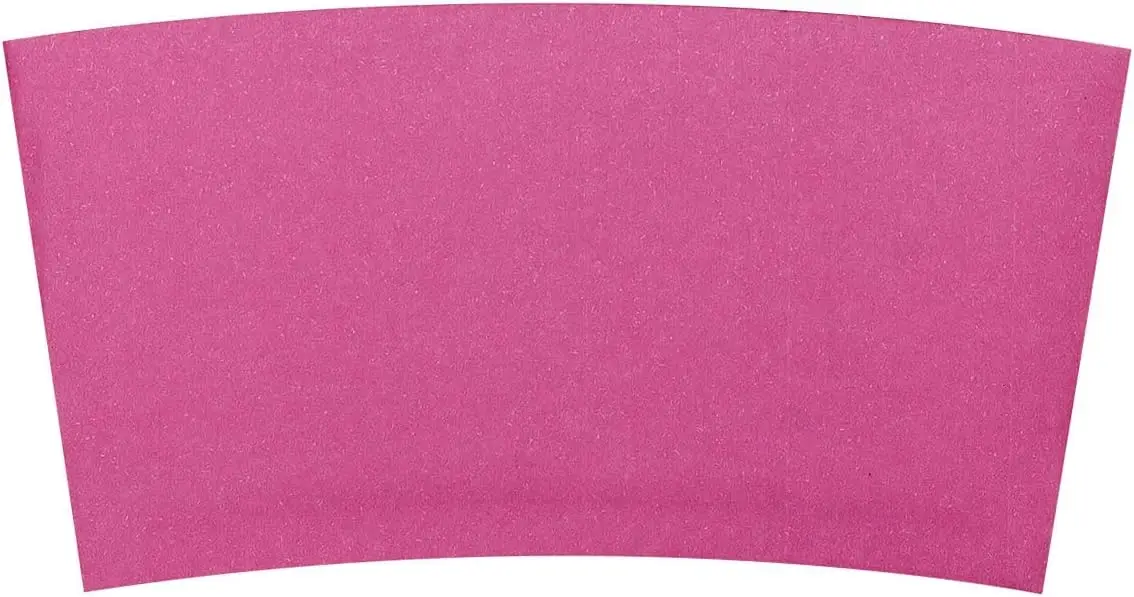 

C5300 (Pink) Traditional Cup Sleeves for 10 oz. - 24 oz. Cups, Pink (Pack of 1000)