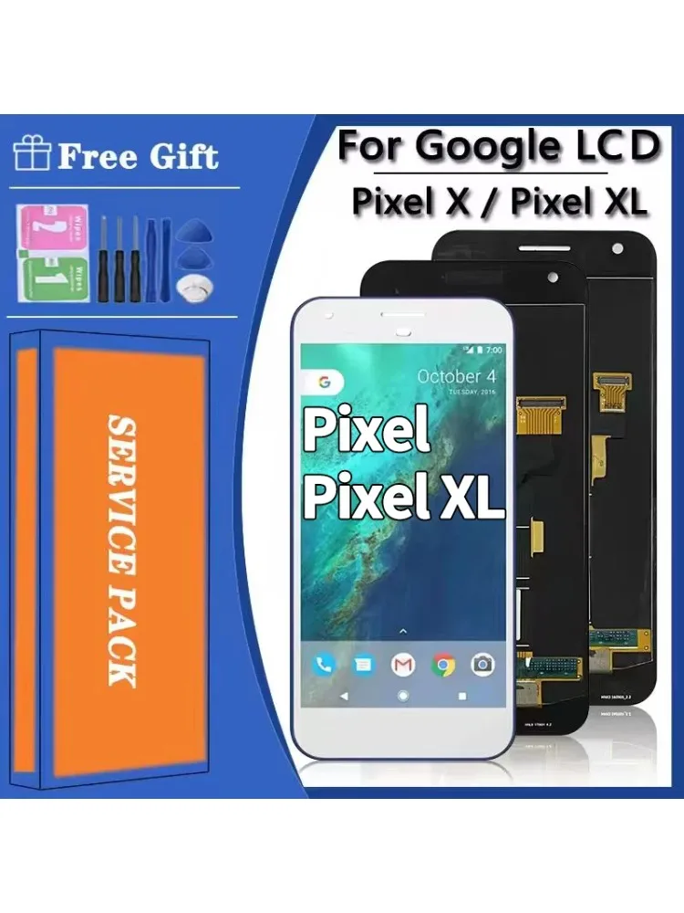 Super AMOLED dla HTC Nexus S1 Google Pixel 1 Wyświetlacz LCD Ekran dotykowy Digitizer Zespół dla Nexus M1 Google Pixel XL PixelXL — zdjęcie produktu 6