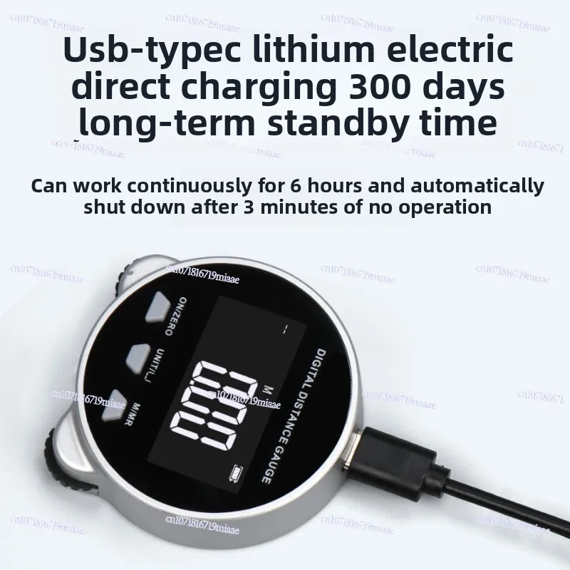 مسطرة الأسطوانة الرقمية Rangefinder منحنى مستقيم سطح غير منتظم أسطواني قطر مسطرة قياس #4