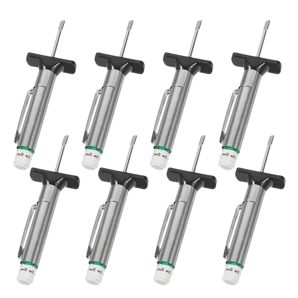 

8Pcs Tire Tread Depth Gauge Precision Measuring Tool for Vehicle Safety Inspection Portable Design 0-25Mm Tire Depth Gauge