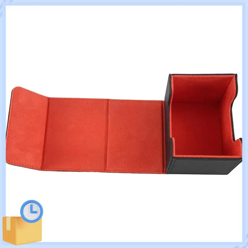 Popular 1 Piece Trading Card Deck Box Card Organizer Protectors Container For 100+ Cards Orange