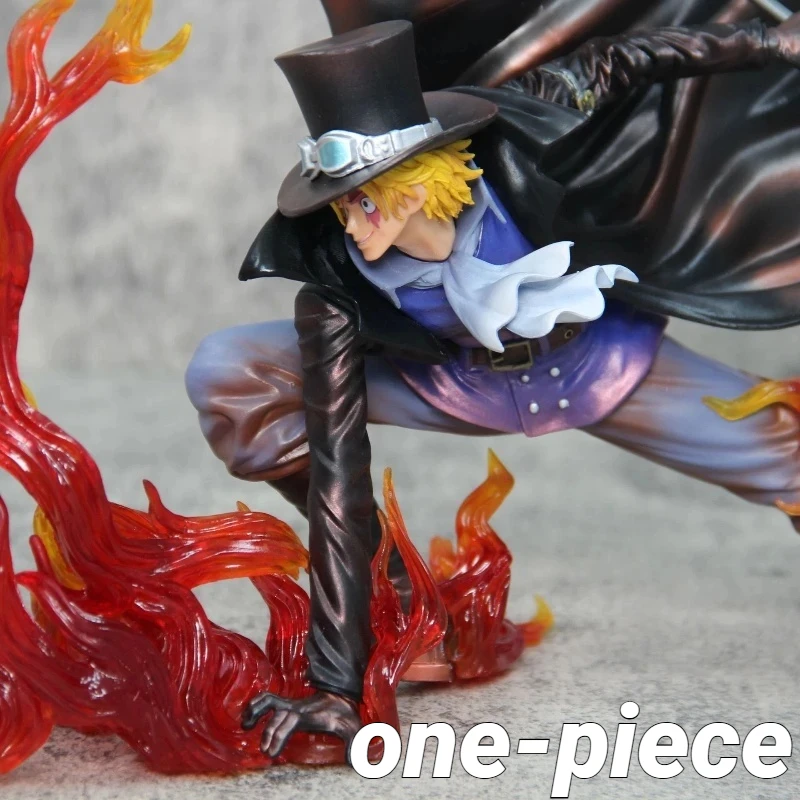 Nueva Estatua GK de 22 cm de One Piece, Sabo Puño de Fuego, Serie Iu Resonance, Figura de Anime Coleccionable, Modelo Decorativo de Escritorio, Regalo para Fans