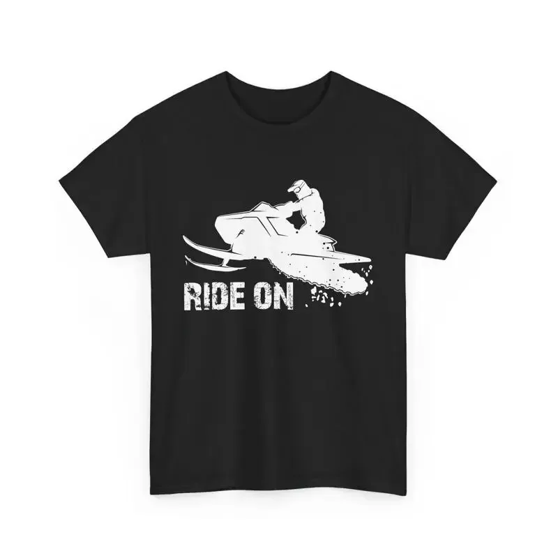 Motor Sled Lover Snowmobile Driver Ride On T Shirt