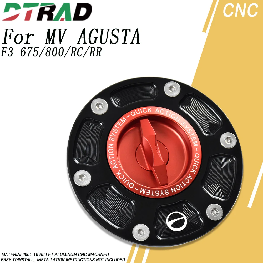 CNC Motorcycle Racing Quickly Release Keyless Fuel Tank Cap Gas Oil Cap For MV Agusta F3 675 RC 2012-2025 F3 800 RR RC 2013-2025