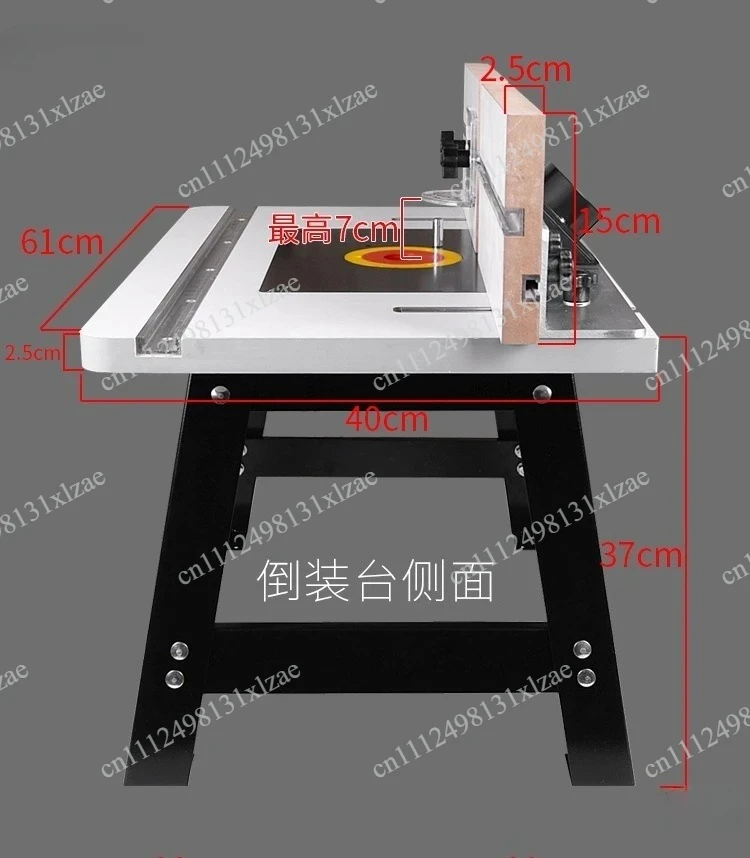 Upside Down Table Electric Wood Milling Machine - Small Engraving Workbench, Medium Multi-Function Woodworking Trimmer
