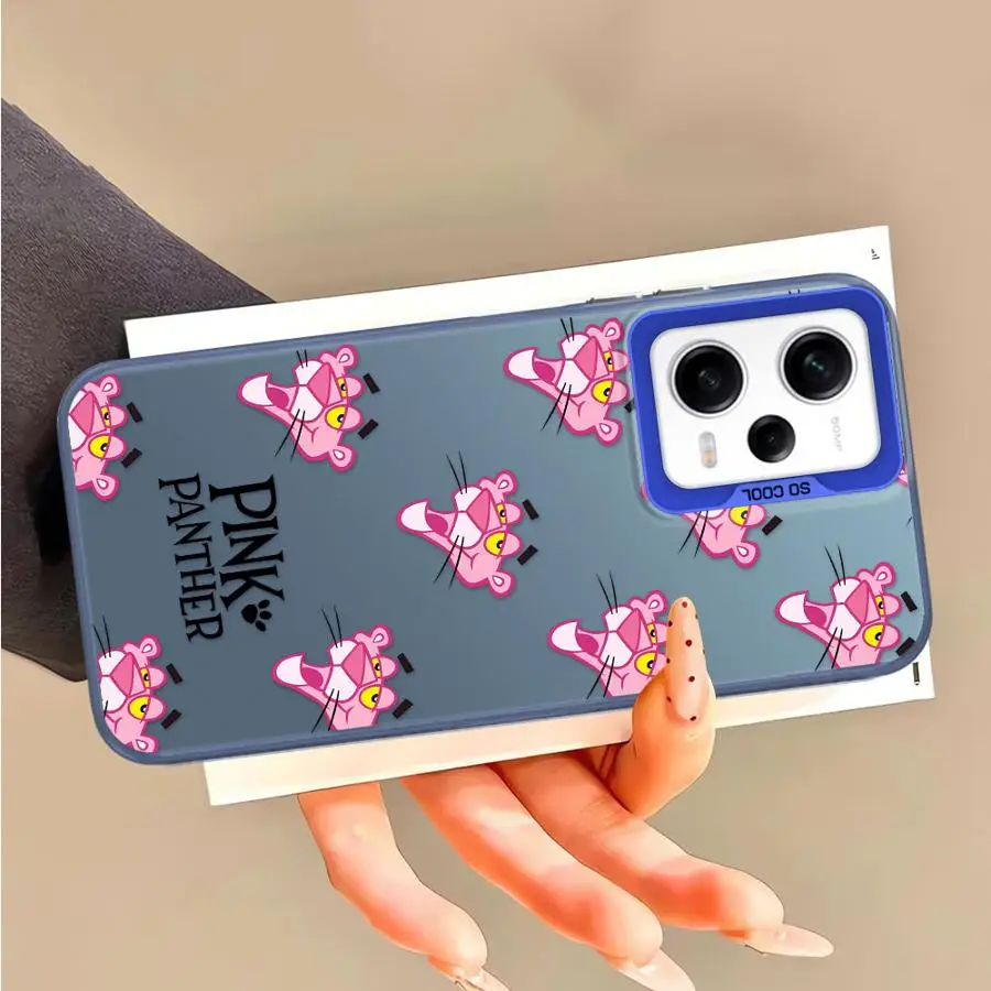 Прохладный мягкий чехол для телефона P-Pink PantherS для Xiaomi Redmi Note 10 11 Pro 11s 10s 12 13 14 Pro Plus