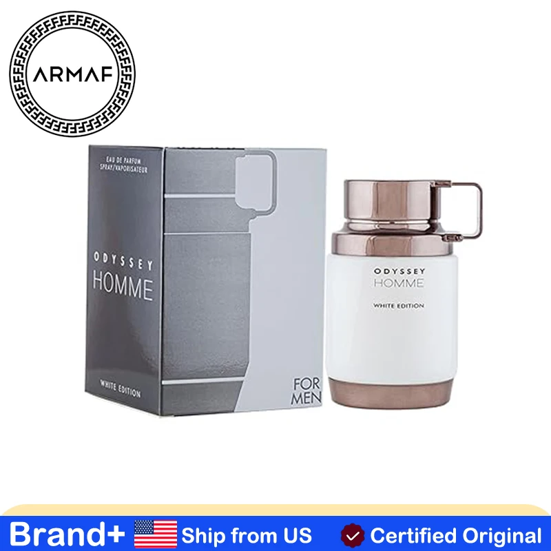 

Armaf Odyssey Homme White Edition for Men Eau De Parfum Spray 100ML Cologne Persistence Arabian Pheromone Long-lasting Fragrance