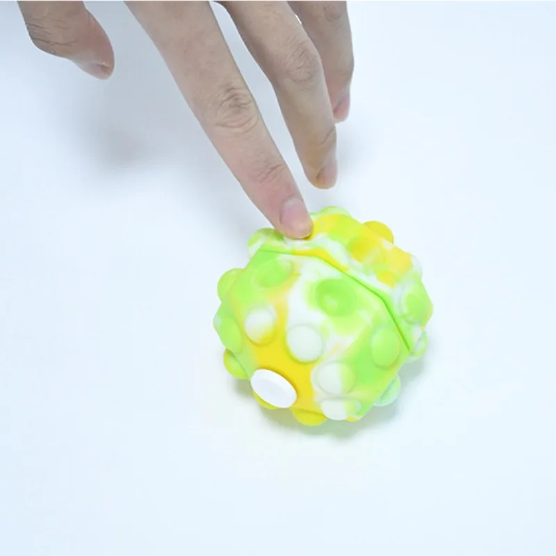 Novo 3d pop luminosa pitada bola fidget brinquedos silicone pops empurrar bolha bolas de incandescência anti-stress ventilação brinquedos para crianças adultos presentes