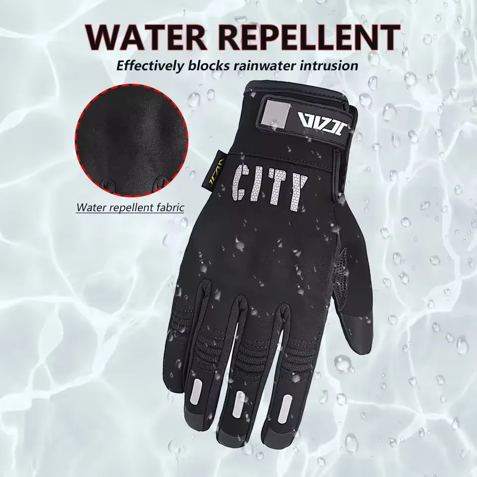 Touch Screen Waterproof Motorcycle Riding Gloves for Offroad Cycling with Anti-Slip Protection and Breathable Fabric Moto Items