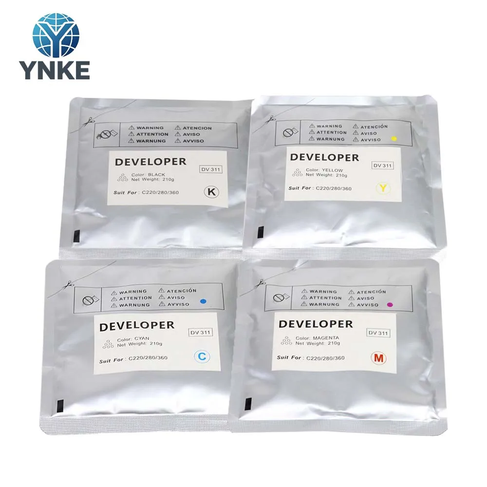 210g DV311 Revelador en Polvo Original de Calidad Japonesa para Konica Minolta Bizhub C220 C280 C360 C7722 C7728 C220 280 360