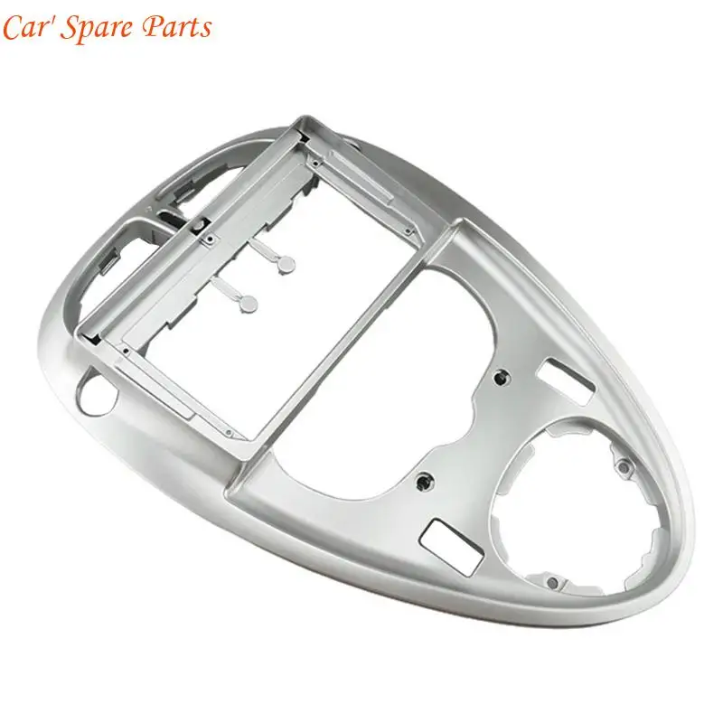 Y4UA مجموعة لوحة القيادة الخاصة بالمركبة 2 Din لوحة راديو اللفافة سهلة التركيب إطار لوحة قيادة راديو السيارة تركيب بسيط لـ #2