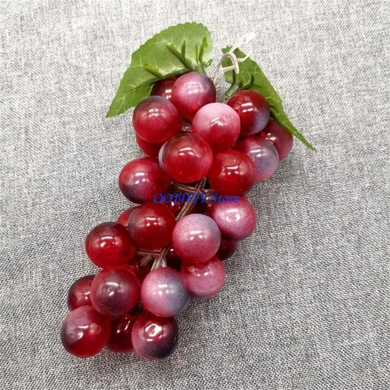 367A Durable Plastic Simulation Grapes Model for Home Adornment Event Planning Restaurant Showcases and Photography Property