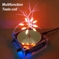 Music for Tesla Coil Speaker Bluetooth-compatible Arc Generator Desktop Toy Arc Plasma Loudspeaker Science Teaching Experimental