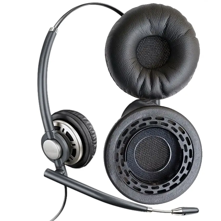 Almohadillas de repuesto V-MOTA compatibles con auriculares monaurales Plantronics Poly HP Avaya AH400N AH390N Encore Elite (2 piezas)