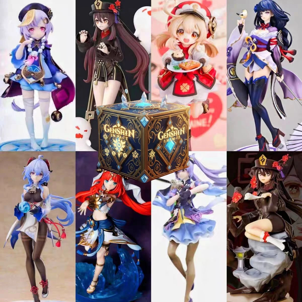 

Genshin Impact Anime Figure Blind Box – Random Character Collectible Toy, Perfect Surprise Gift for Game Fans