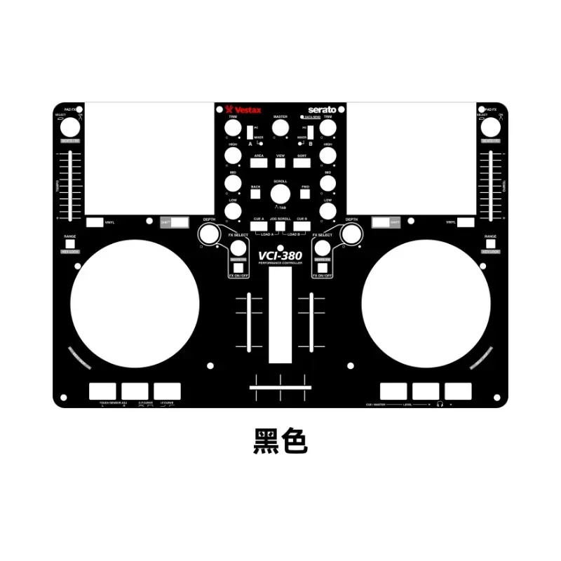

Vestax VCI-380 Control Panel Protector Skin - Customizable Anti-Scratch Film with Full Color Designer Decals (Unit Not Included)