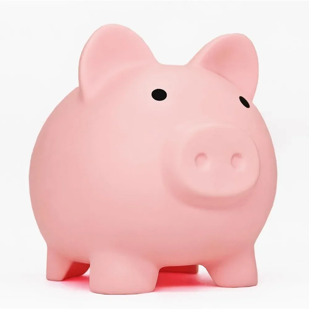 

Cute Piggy Bank for Pig Money Bank Coin Bank for Boys and Girls My First Unbreakable Money Bank Halloween, Birthday Gift (Pink)