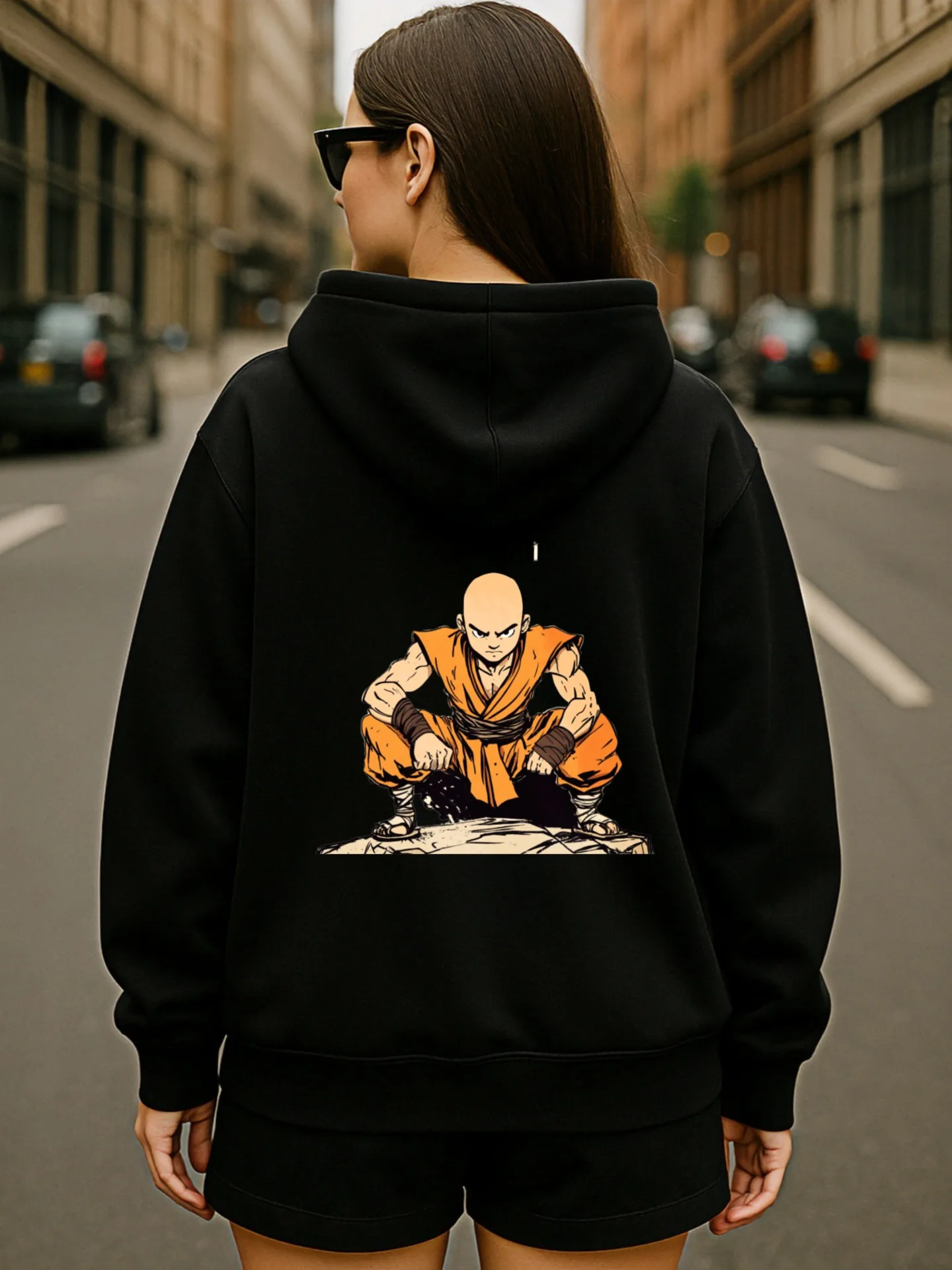 Grafische hoodie met letterprint, dames, esthetische casual dagelijkse kleding, zachte stof, voor tieners